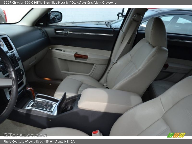 Steel Blue Metallic / Dark Slate Gray/Light Graystone 2007 Chrysler 300 C HEMI