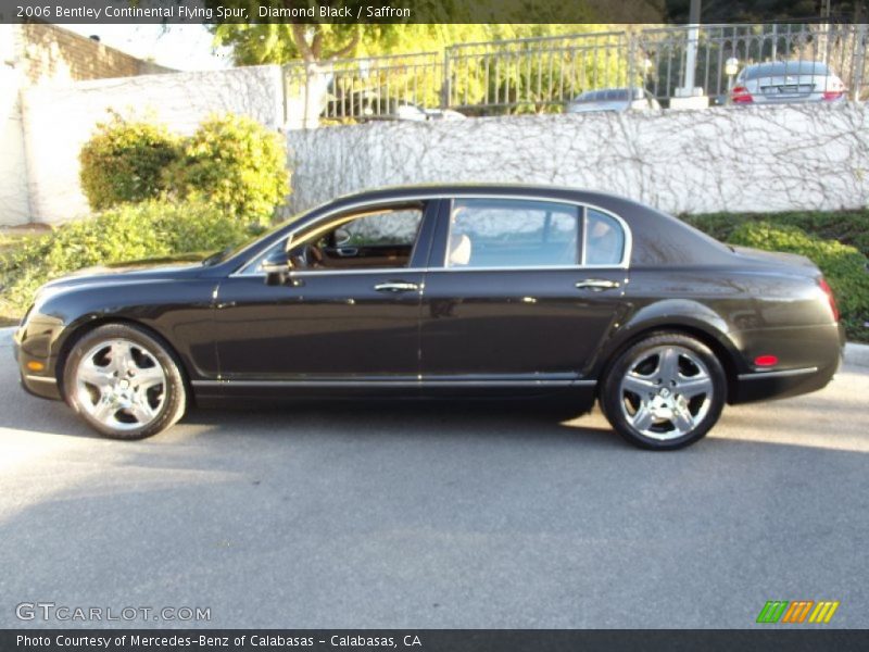 Diamond Black / Saffron 2006 Bentley Continental Flying Spur