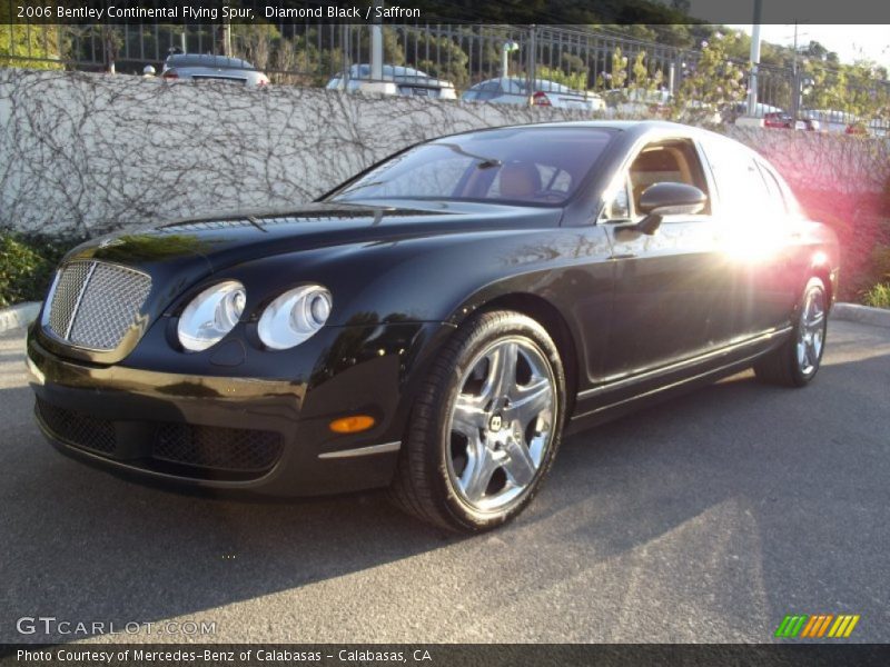 Diamond Black / Saffron 2006 Bentley Continental Flying Spur