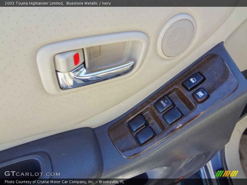 Bluestone Metallic / Ivory 2003 Toyota Highlander Limited