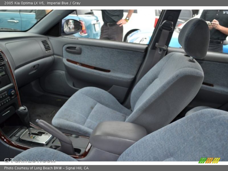 Imperial Blue / Gray 2005 Kia Optima LX V6