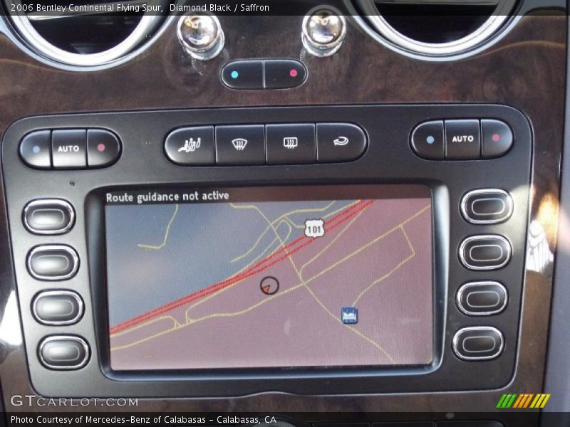 Navigation of 2006 Continental Flying Spur 