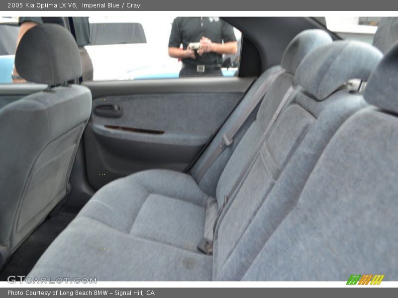 Imperial Blue / Gray 2005 Kia Optima LX V6