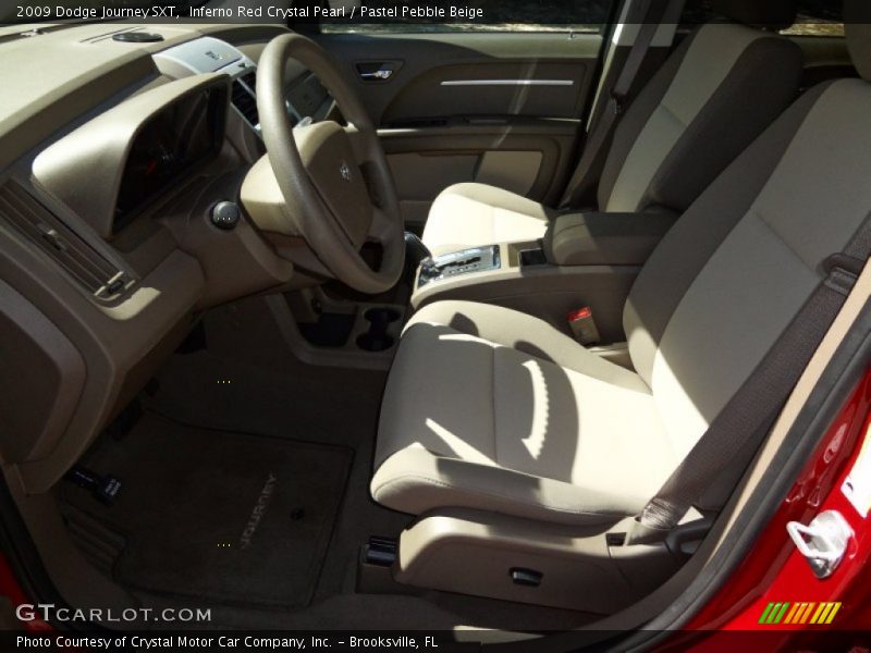 Inferno Red Crystal Pearl / Pastel Pebble Beige 2009 Dodge Journey SXT