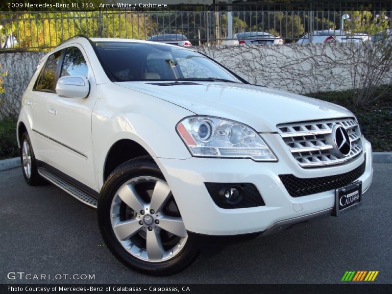 Arctic White / Cashmere 2009 Mercedes-Benz ML 350