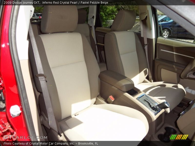 Inferno Red Crystal Pearl / Pastel Pebble Beige 2009 Dodge Journey SXT