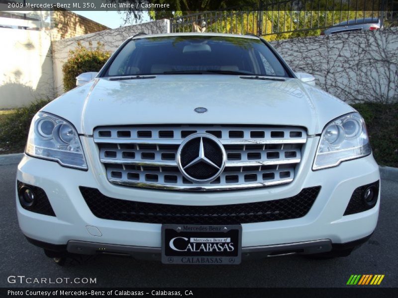 Arctic White / Cashmere 2009 Mercedes-Benz ML 350