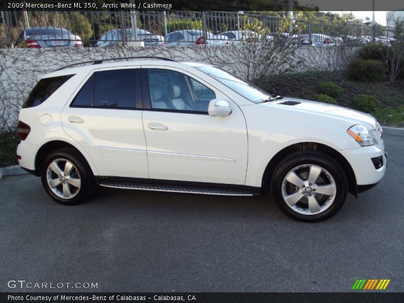 Arctic White / Cashmere 2009 Mercedes-Benz ML 350
