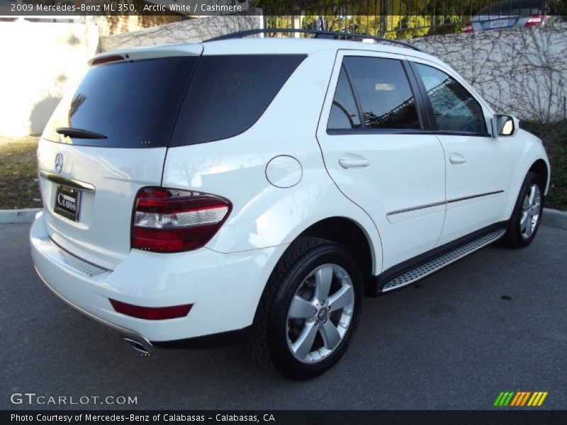 Arctic White / Cashmere 2009 Mercedes-Benz ML 350