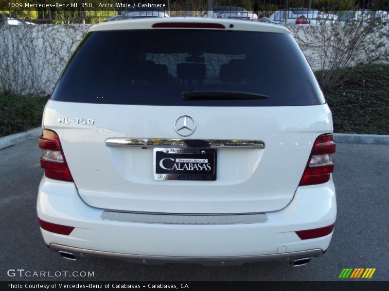 Arctic White / Cashmere 2009 Mercedes-Benz ML 350