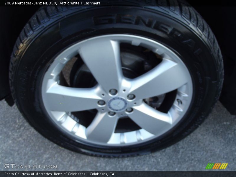 Arctic White / Cashmere 2009 Mercedes-Benz ML 350