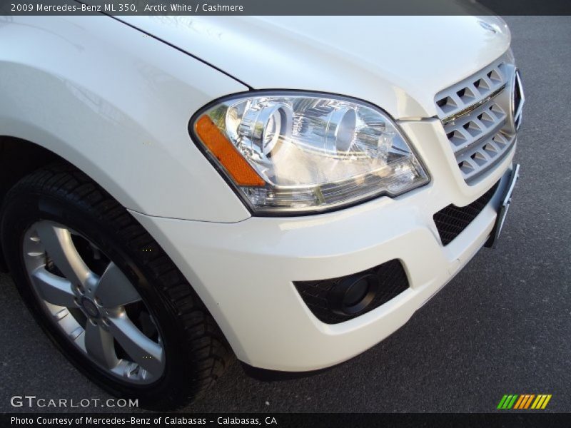 Arctic White / Cashmere 2009 Mercedes-Benz ML 350