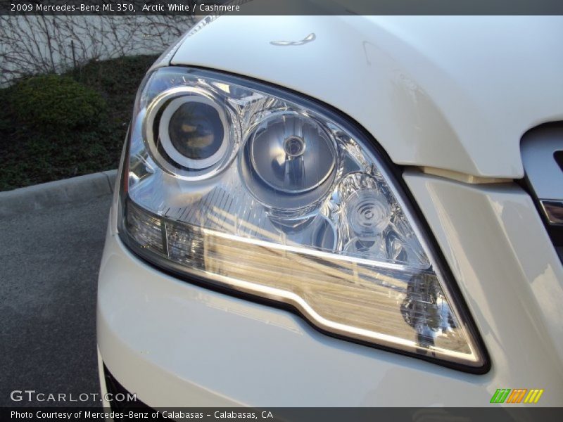 Arctic White / Cashmere 2009 Mercedes-Benz ML 350