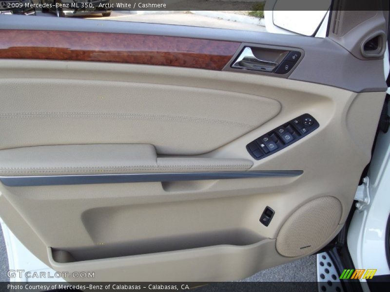 Arctic White / Cashmere 2009 Mercedes-Benz ML 350