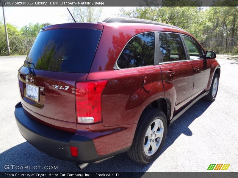 Dark Cranberry Metallic / Beige 2007 Suzuki XL7 Luxury