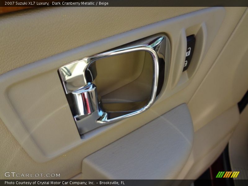 Dark Cranberry Metallic / Beige 2007 Suzuki XL7 Luxury