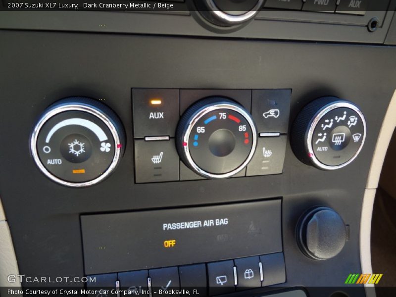 Controls of 2007 XL7 Luxury