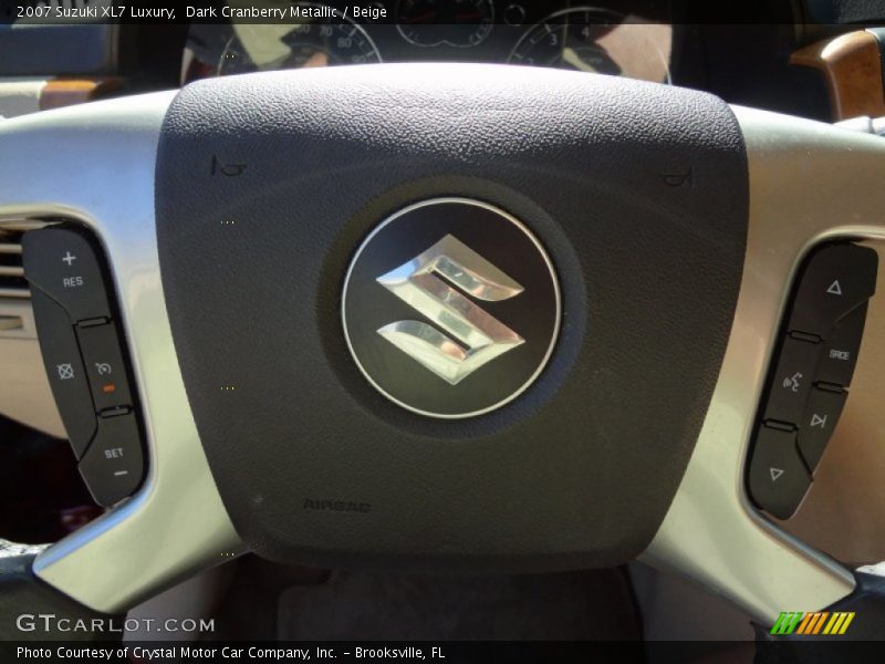 Dark Cranberry Metallic / Beige 2007 Suzuki XL7 Luxury