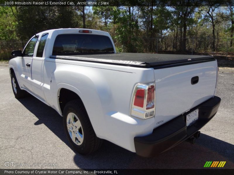 Arctic White / Slate 2008 Mitsubishi Raider LS Extended Cab