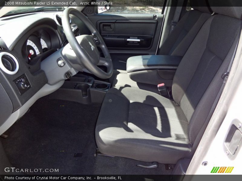 Arctic White / Slate 2008 Mitsubishi Raider LS Extended Cab