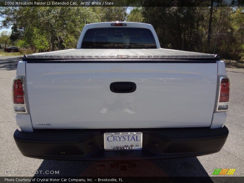 Arctic White / Slate 2008 Mitsubishi Raider LS Extended Cab