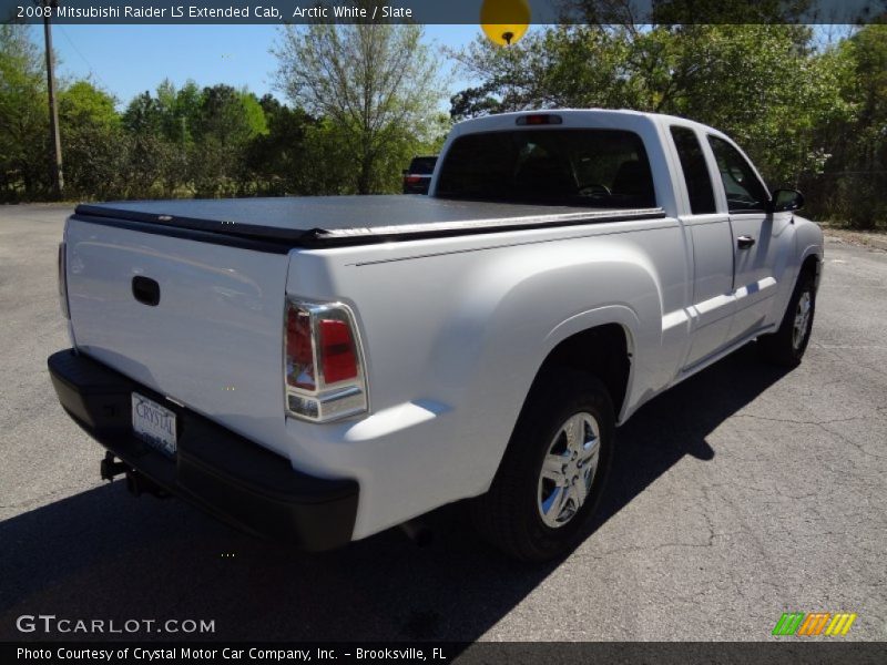 Arctic White / Slate 2008 Mitsubishi Raider LS Extended Cab