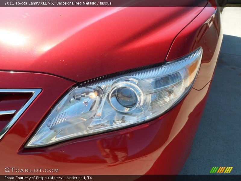 Barcelona Red Metallic / Bisque 2011 Toyota Camry XLE V6