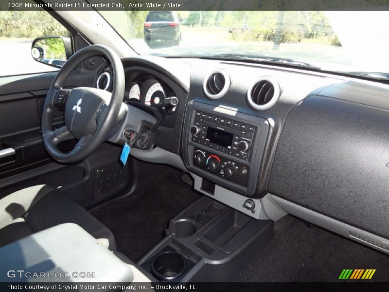 Arctic White / Slate 2008 Mitsubishi Raider LS Extended Cab