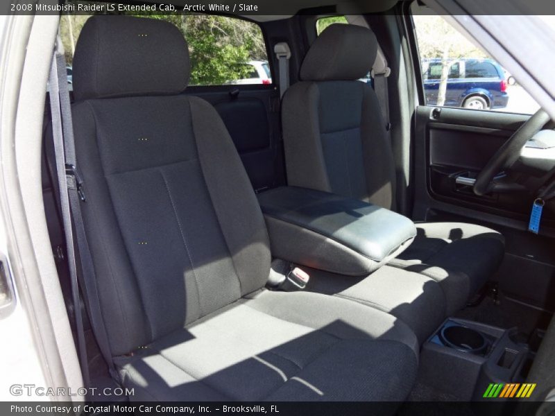 Arctic White / Slate 2008 Mitsubishi Raider LS Extended Cab