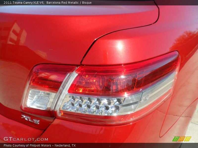 Barcelona Red Metallic / Bisque 2011 Toyota Camry XLE V6