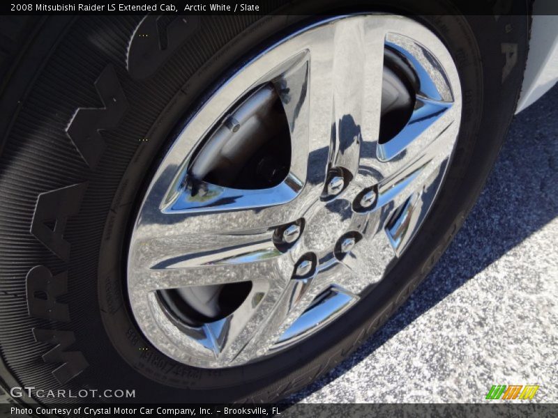 Arctic White / Slate 2008 Mitsubishi Raider LS Extended Cab