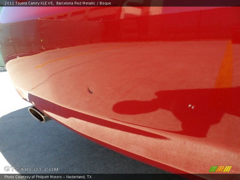 Barcelona Red Metallic / Bisque 2011 Toyota Camry XLE V6
