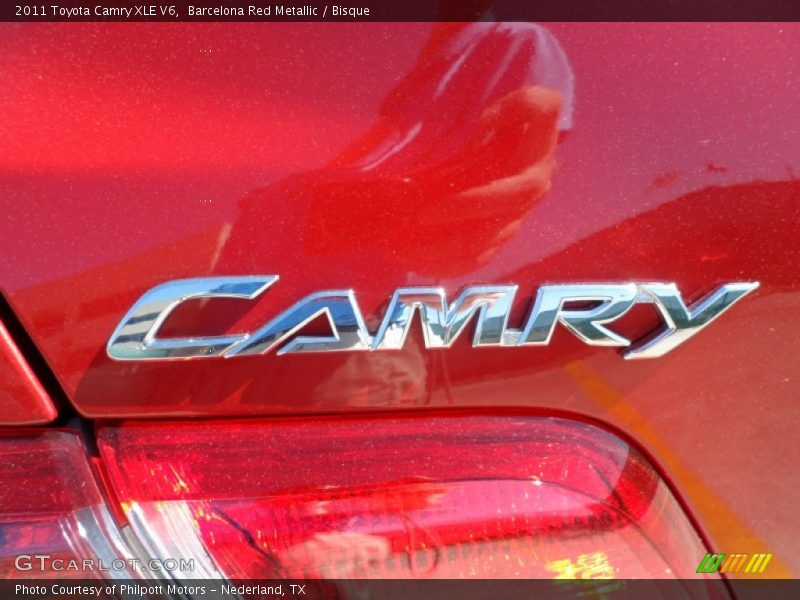 Barcelona Red Metallic / Bisque 2011 Toyota Camry XLE V6