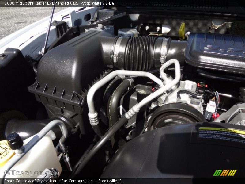 Arctic White / Slate 2008 Mitsubishi Raider LS Extended Cab