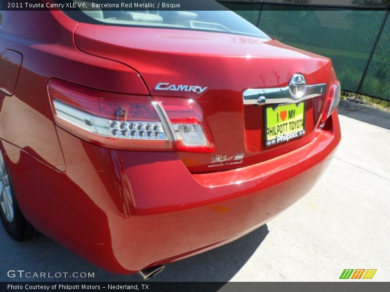 Barcelona Red Metallic / Bisque 2011 Toyota Camry XLE V6