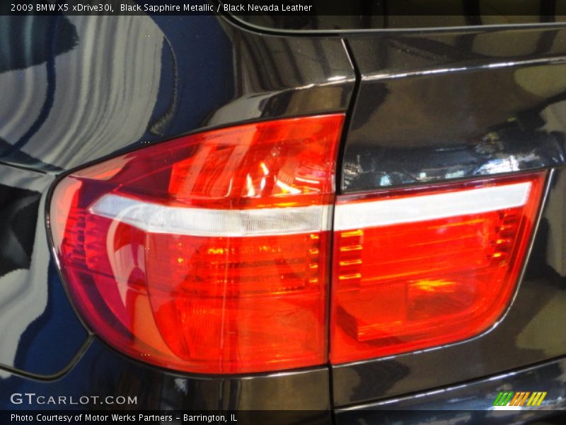 Black Sapphire Metallic / Black Nevada Leather 2009 BMW X5 xDrive30i