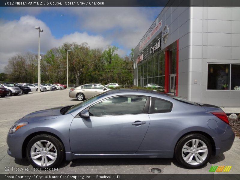 Ocean Gray / Charcoal 2012 Nissan Altima 2.5 S Coupe