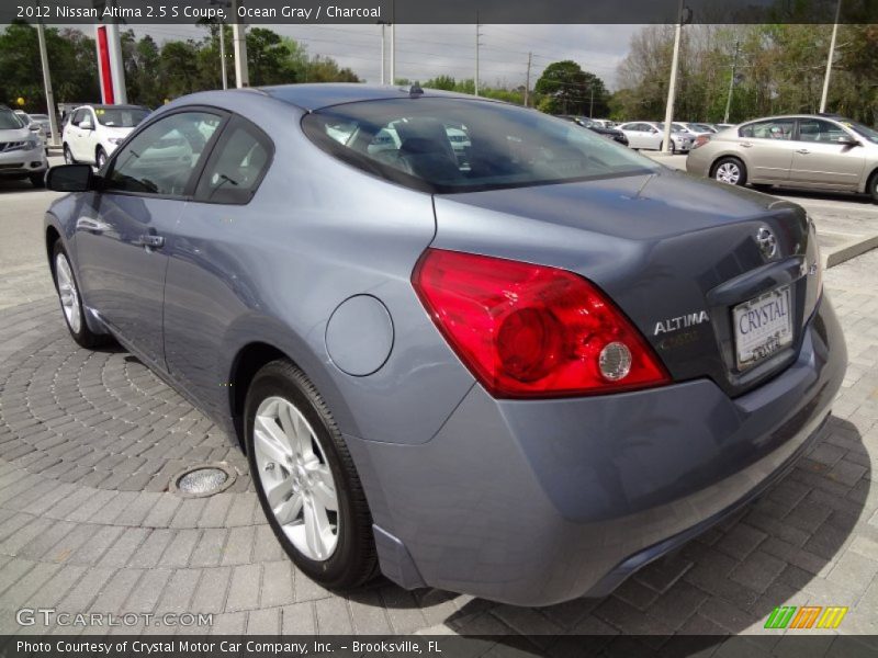 Ocean Gray / Charcoal 2012 Nissan Altima 2.5 S Coupe