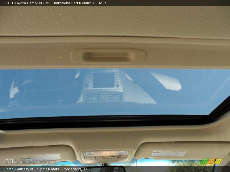 Barcelona Red Metallic / Bisque 2011 Toyota Camry XLE V6