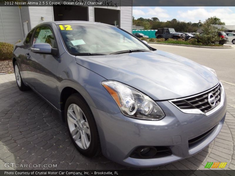 Ocean Gray / Charcoal 2012 Nissan Altima 2.5 S Coupe
