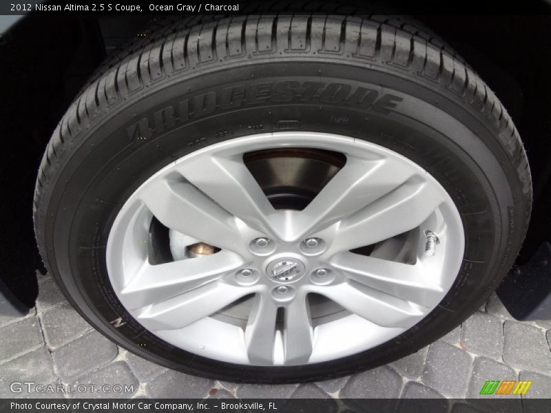Ocean Gray / Charcoal 2012 Nissan Altima 2.5 S Coupe