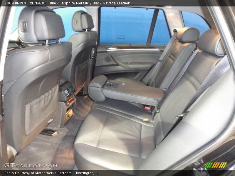 Black Sapphire Metallic / Black Nevada Leather 2009 BMW X5 xDrive30i
