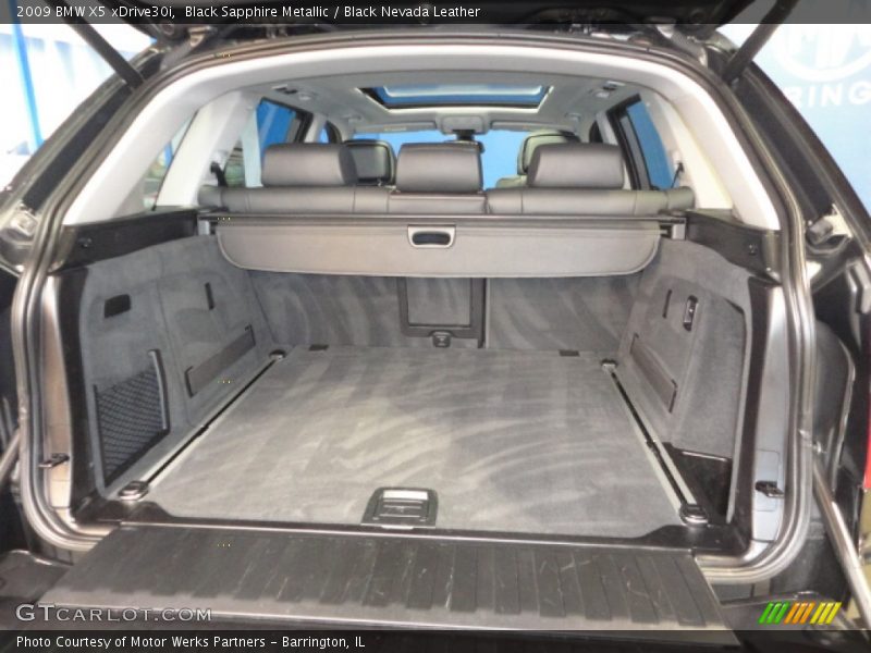 Black Sapphire Metallic / Black Nevada Leather 2009 BMW X5 xDrive30i