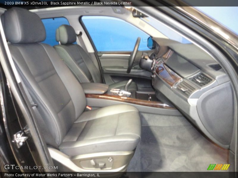 Black Sapphire Metallic / Black Nevada Leather 2009 BMW X5 xDrive30i
