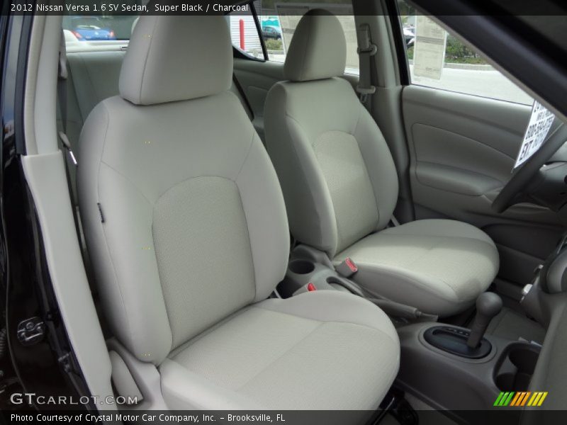 Super Black / Charcoal 2012 Nissan Versa 1.6 SV Sedan