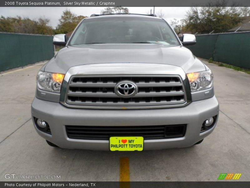 Silver Sky Metallic / Graphite 2008 Toyota Sequoia Platinum