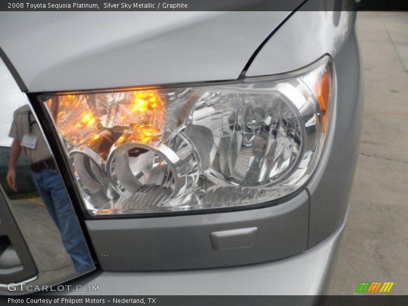 Silver Sky Metallic / Graphite 2008 Toyota Sequoia Platinum