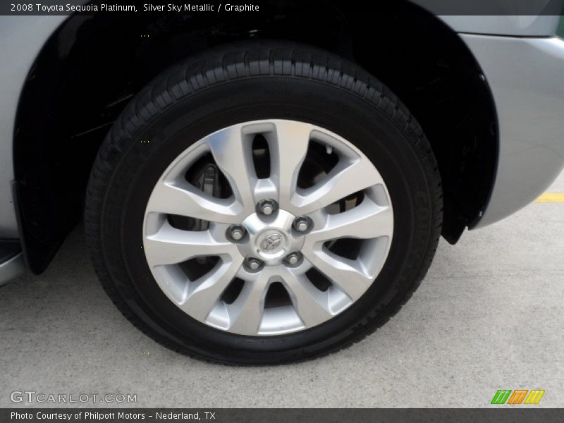 Silver Sky Metallic / Graphite 2008 Toyota Sequoia Platinum