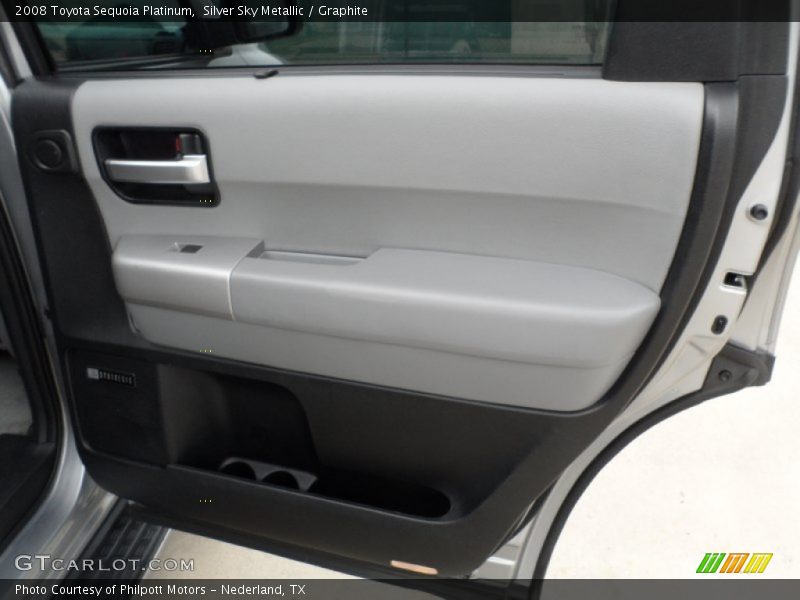 Silver Sky Metallic / Graphite 2008 Toyota Sequoia Platinum