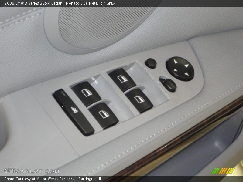 Monaco Blue Metallic / Gray 2008 BMW 3 Series 335xi Sedan